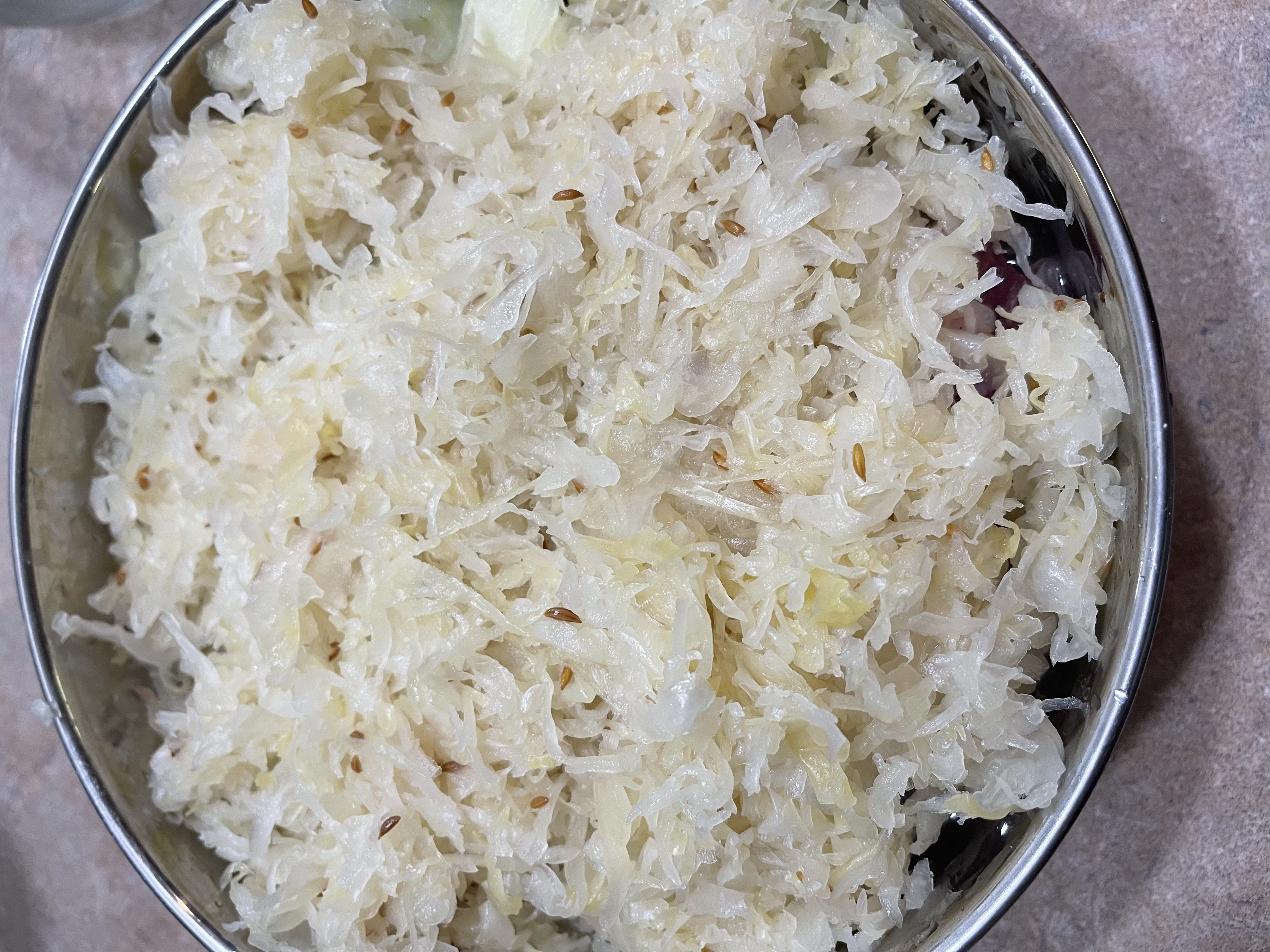 Ninja Foodi Pork and Sauerkraut Busy Hockey Mama